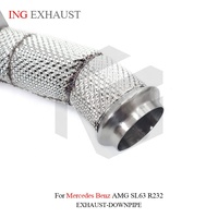 ING Downpipe en acier inoxydable à haut débit pour Mercedes Benz AMG SL63 R232 – Amélioration des performances à fixation directe – Vente en gros