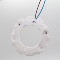 Adaptateur de douille de lampe à vis CE GX53 avec câble en plastique / Certifié VDE 250V Convertisseur de base pour ampoule LED de projecteur