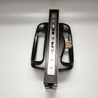 Porte coulissante moderne en aluminium certifiée CE, séparateur de pièce, double vitrage trempé, bonne ventilation pour villa