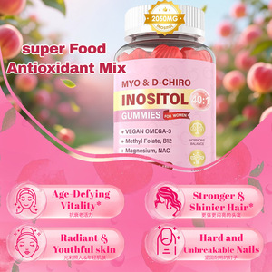 Gomitas de Mioinositol y D-Chiroinositol OEM/ODM 40:1 2050mg, Fórmula 10 en 1 para <span class=keywords><strong>el</strong></span> Bienestar Femenino, 60 Unidades - Product Image 3