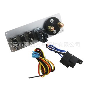 Interrupteur de démarrage à un bouton pour voiture, alliage d'aluminium 4T, interrupteur d'allumage sans clé pour véhicule de course - Product Image 5