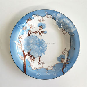 Harga pabrik kustom bantalan cetakan keramik piring makan 7.5 inci keramik <span class=keywords><strong>omega</strong></span> franged piring sup untuk rumah tangga - Product Image 6