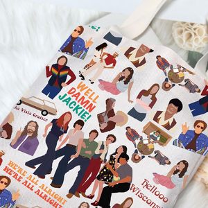 <span class=keywords><strong>Eric</strong></span> foran Tote Bag <span class=keywords><strong>Eric</strong></span> Donna Hyde JACKIE kelso FEZ FEZ ของขวัญที่ดีเจ้ากรรม JACKIE กระเป๋าสะพายไหล่ JACKIE & kelso merch - Product Image 5