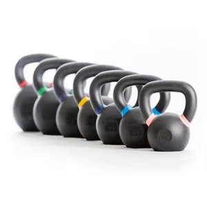 Meilleure vente Home Gym Logo personnalisé 4kg <span class=keywords><strong>16kg</strong></span> 20kg 24kg 32kg <span class=keywords><strong>Kettlebell</strong></span> Set Handle Cast Iron Competition <span class=keywords><strong>Kettlebell</strong></span> - Product Image 1
