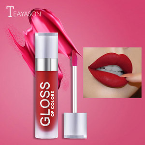 Teayason Dropshipping Lipgloss Matte Liquid Lipstick <span class=keywords><strong>Base</strong></span> Bulk vendita calda di alta qualità Velvet Liquid Matte Lipstick - Product Image 5