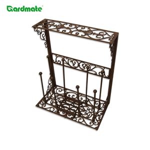 <span class=keywords><strong>Porte</strong></span>-chaussures en fonte, étagère à chaussures autoportante pour la maison, le <span class=keywords><strong>jardin</strong></span>, la cour, les entrées, étagère de rangement à chaussures en métal - Product Image 2