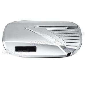 Cubierta de la tapa del tanque de combustible ABS cromada, embellecedor de estilo para coche, tapa protectora de aceite y combustible para Hyundai Palisade 2019-2020, accesorios para coche - Product Image 2