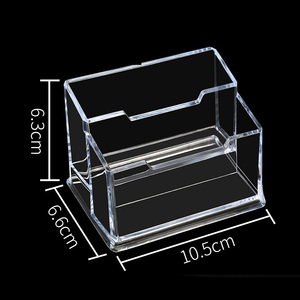 Bán Buôn Giá Thấp Giá Rẻ Nhựa Thẻ Kinh Doanh Lưu Trữ Hộp Văn Phòng Phẩm Tên Thẻ Trường Hợp Máy Tính Để Bàn - Product Image 3