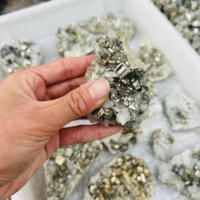 Pyrite naturelle de haute qualité avec grappe de quartz, cristal de chakra de guérison, spécimen brut de pierres précieuses pour souvenirs, vente en gros