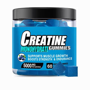 Gummie Biochealth OEM creatina monoidrato per uomini e donne, integratore pre-allenamento con <span class=keywords><strong>BCAA</strong></span>, L-carnitina, taurina e vitamina B12 - Product Image 1