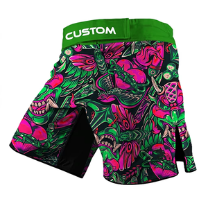 Pantalones Cortos de MMA Personalizados para Hombre, Ropa de Entrenamiento de Artes Marciales Mixtas, Impresión por Sublimación, Secado Rápido, Poliéster, Talla Adulto, Corte Regular - Product Image 6