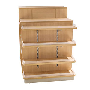 أرفف سوبر ماركت معدنية فولاذية شديدة الوجهين شائعة-ممتازة لعرض المتاجر ترويج البوتيك الخشبي المشترك - Product Image 2