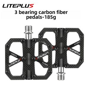 <span class=keywords><strong>Pedales</strong></span> <span class=keywords><strong>de</strong></span> <span class=keywords><strong>Bicicleta</strong></span> Liteplus <span class=keywords><strong>de</strong></span> Fibra <span class=keywords><strong>de</strong></span> Carbono, <span class=keywords><strong>Eje</strong></span> <span class=keywords><strong>de</strong></span> Titanio Ligero, Plegables, para <span class=keywords><strong>Bicicleta</strong></span> BMX/Crucero/Ruta/Montaña, con Rodamientos - Product Image 5