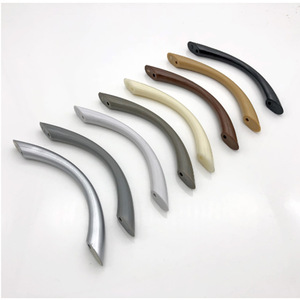 Plastic Furniture Handle Bar Cabinet <b>Drawer</b> Door Pull Spray Paint Minimalist Design Durable ABS-96 - Product Image 2