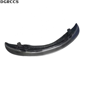 Pour Série 3 E92 M3 2005-2013, kit d'accessoires de pare-chocs avant en fibre de carbone style GT4, lèvre avant, pelle avant - Product Image 4