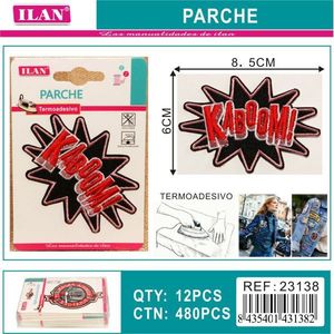 Patch Ilan 6x8,5 cm termoadesiva per abbigliamento - Product Image 1