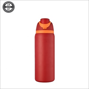 Bouteille d'eau isotherme en acier inoxydable avec paille, bouteille d'eau <span class=keywords><strong>de</strong></span> sport sans BPA, idéale pour les voyages - Product Image 1