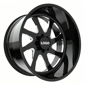 Jantes en alliage forgé sur mesure JTX VEIL 15-26 pouces 8x165.1 pour Ram 2500 3500 Hummer H2 Pick-up robuste tout-terrain 4x4 SUV - Product Image 4