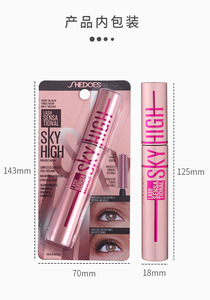 Máscara <span class=keywords><strong>de</strong></span> <span class=keywords><strong>Pestañas</strong></span> Sky High, Producto <span class=keywords><strong>de</strong></span> Maquillaje Más Vendido, Orgánico, Cruelty Free, Etiqueta Privada, Ajustable - Product Image 6
