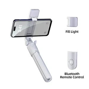 Selfie Stick con trípode Aleación de aluminio ABS Selfiestick Teléfono Smartphone Selfie-Stick para iPhone Samsung Huawei