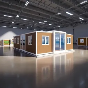 20ft 40ft Flat Pack Container Office Prefab Modular Portable Workstation - Product Image 5