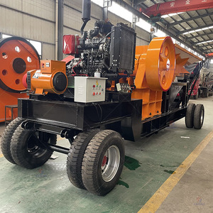 Heiße Verkaufsschlager: Erzbrecher mit Dieselmotor, Tragbarer Steinbrecher, Stundenleistung 3-120 Tonnen - Product Image 2