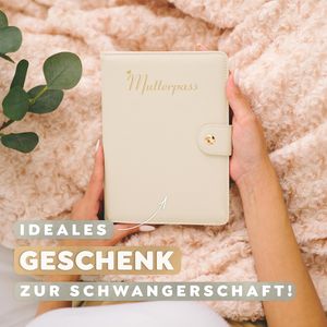 Livre à ultrasons personnalisable sac à documents de soins de <span class=keywords><strong>grossesse</strong></span> avec logo mère-enfant couverture de passeport en cuir couverture de maternité - Product Image 4