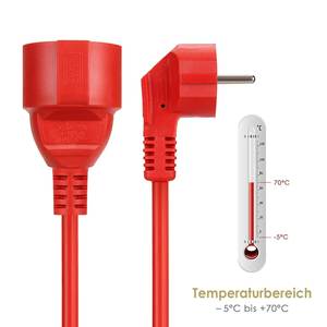 파워 스트립 연장 코드 케이블 16A EU 콘센트 4000w 전기 Schuko 1.0mm 빨간색 실내 실외 플러그 소켓 공학 - Product Image 3