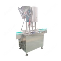 Machine de capsulage de bouteilles de serrage rotatif automatique à tête unique HYXG-10R avec fonction de vissage du couvercle