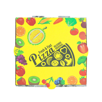 Offre spéciale Boîte de couleur d'emballage de pizza de 8 et 12 pouces Boîtes à pizza de papier d'emballage personnalisées en carton ondulé kraft imprimé