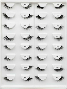 सबसे अधिक बिकने वाली आंखों की चमक प्राकृतिक दैनिक पहनें। 100% हाथ से बने थोक आधा झूठी पलकों के साथ हाथ से बना - Product Image 2