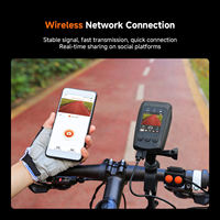 Caméra de casque de vélo K WiFi avec écran de 2,0 pouces, EIS anti-vibration, étanche IP67, caméra sportive pour moto
