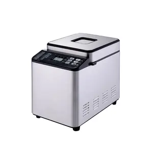 Electric Stainless steel Professional EMC Certification Best Bread Maker with LCD Display