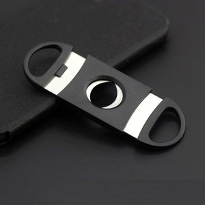 Accessoires pour cigares personnalisés en gros Coupe-cigare à double lame en plastique avec logo personnalisé - Product Image 6