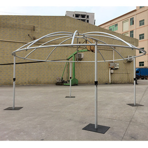 ชุดอุปกรณ์ผ้าม่านแบบพกพาสำหรับงานแสดงสินค้าที่ใช้ท่อเหล็กแบบยืดหดได้ - Product Image 1