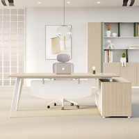Bureau de direction moderne et élégant en PVC pour usage commercial