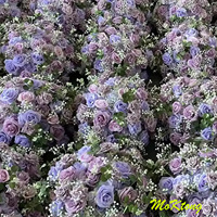 Boules de fleurs de 50 cm, 60 cm, 70 cm, 80 cm, centre de table pour mariage, boule de fleurs rose poussiéreuse, boules de fleurs roses pour la décoration de mariage