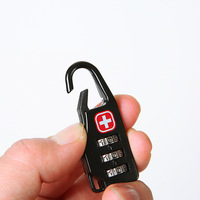 QY Portable alliage serrure cadenas extérieur voyage bagages fermeture éclair sac à dos sac à main sûr antivol combinaison Code numéro serrure