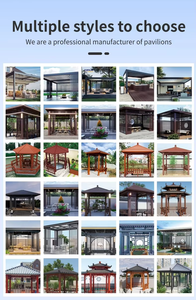 Pavillon antique de Huizhou, gazebo à tuiles en résine monocouche pour la détente en extérieur dans les jardins et sites pittoresques - Product Image 5