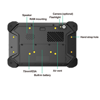Tableta Robusta para Vehículos VT-7 Pro de 7 Pulgadas con Android 9.0, Qualcomm Octa-core, LTE, GNSS, IP67, Pantalla Táctil Capacitiva Legible Bajo la Luz Solar