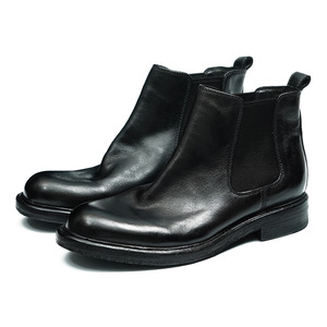 Botas de Tobillo de Cuero Especializado para Hombre, Estilo Chelsea con Suela Gruesa, Botas de Montaña, Botas Cortas, Novedad 2026 - Product Image 5