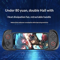 Ventilateur de refroidissement pour manette de jeu X3 Stretch avec double vibration Hall et interrupteur à déclenchement rapide pour Android/iOS/Switch/PC/P3/P4