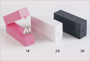 30 Holes Nail <b>Drill</b> <b>Bit</b> Storage <b>Box</b> Grinding Polishing Head Display Organizer for Manicure - Product Image 6