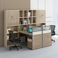 Bureau de bureau multifonction simple et moderne avec table d'appoint Style panneau en bois Design triangulaire