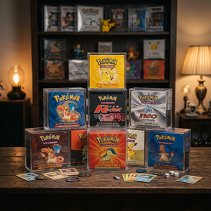 Boîte de rangement en acrylique pour cartes de jeu, étui de présentation pour cartes de collection avec aimant puissant pour boîtes de cartes - Product Image 3