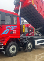 Camion benne minier poids lourd Shacman X5000E 8x4 Euro 6, direction électrique à gauche, boîte de vitesses FAST 12 rapports, 451-500 CV, MVM 10-15T