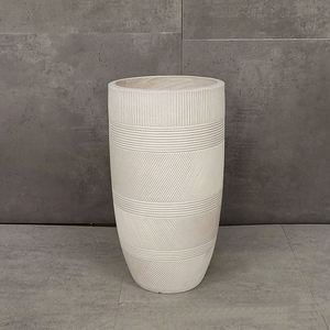 House Oval Fiberglass Large Size Garden Outdoor <b>Planters</b> Flower Pots for Indoor Plants - Product Image 3