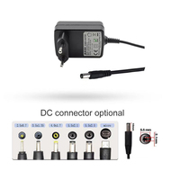 Adaptateur secteur de bureau MEIQI 24V 1A 24W avec prise DC en matériau PC - Certifié CE FCC pour caméra, bande LED