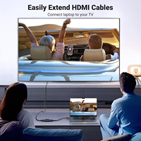 Acoplador HDMI Mindpure 4K 60Hz, Adaptador Hembra a Hembra, Extensor HDMI 2.0 para Nintendo Switch, Xbox, PS5/4, Roku TV Stick