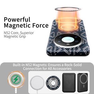 Custodia per telefono sottile antiurto in fibra di carbonio di lusso goffrata anti-impronta con anello magnetico e protezione fotocamera - Product Image 5